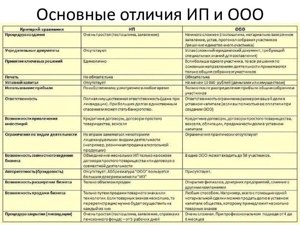 Ип или юридическое лицо как отличить и выбрать правильный статус для вашего бизнеса 